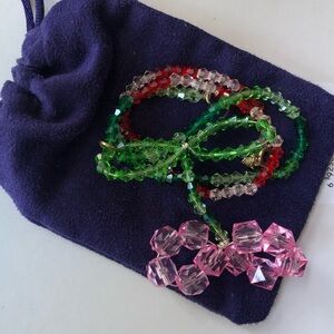 Summer Cherry Necklace Crafted with Beads